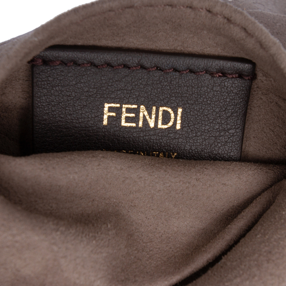 Pre-Loved Fendi FF 1974 Embossed Leather Mon Tresor Bucket Bag - Picture 5 of 7